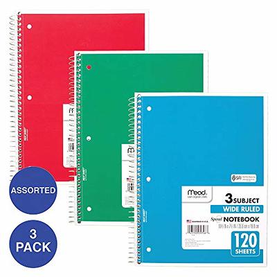 TRU RED College Ruled Filler Paper, 8 x 10.5, White, 120 Sheets