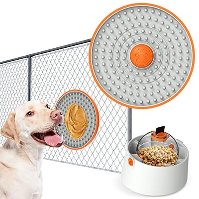 Dog Crate Training & Behavior Aids for Puppies,Crate Toys for Dogs Anxiety  Relief Boredom and Stimulating Slow Feeder Lick Plate Training Tool