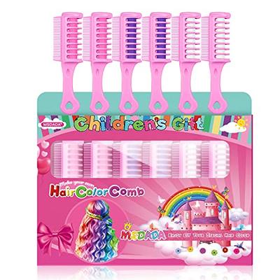 New Hair Chalk Comb for Girls Kids, Washable Temporary Hair Color Dye for  Kids Age 5 6 7 8 9 10+ Birthday Party Gift Cosplay DIY, Christmas (White &  Pink & Purple) - Yahoo Shopping