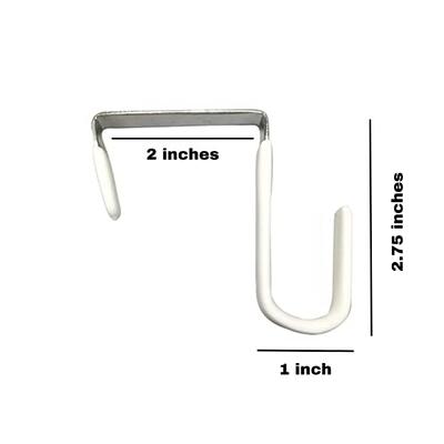 Evelots Over The Door Hooks for Wide Doors, 2 Pack Heavy Duty