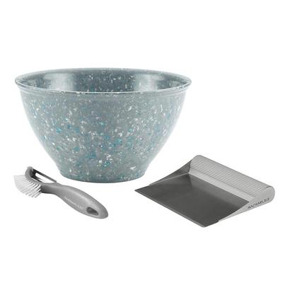 Rachael Ray Nonstick Bakeware Cookie Pan Set 3-Piece Gray with Sea Salt Gray S