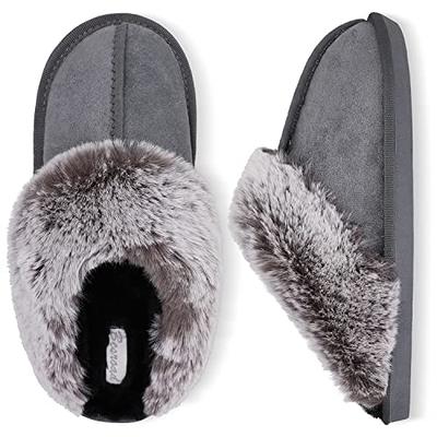 Winter Women Furry Slippers Soft Plush Faux Fur Floor Shoes Indoor Ladies  Warm Home Slippers Open Toe Fluffy House Slides | Fruugo KR