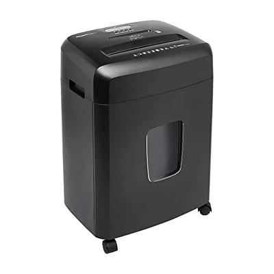 Basics 6 Sheet High Security Micro Cut Paper and Credit Card Home  Office Shredder, Black