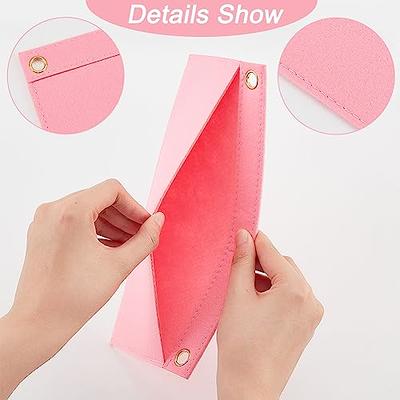 WADORN 2pcs Felt Purse Insert Organizer, Pocket Insert Liner Mini