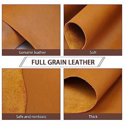 CRAZY HORSE Leather Sheets Genuine Leather Pieces for Crafting and