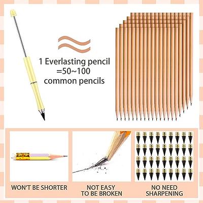 60Pcs Infinity Pencil Reusable Inkless Pencils Everlasting Pencil