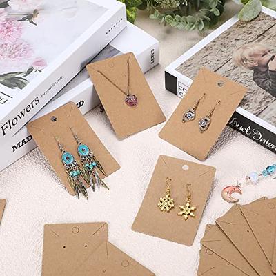 1500 Pcs Earring Cards Earring Display Cards Jewelry Cards for Selling Earring  Card Holder Earring Card Display for Necklace Jewelry Small Business  Packaging Supplies, Kraft Color, 2.4 x 3.5 Inch - Yahoo Shopping