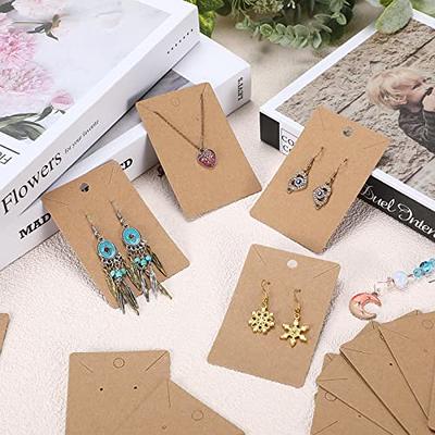 1500 Pcs Earring Cards Earring Display Cards Jewelry Cards for Selling  Earring Card Holder Earring Card Display for Necklace Jewelry Small  Business Packaging Supplies, Kraft Color, 2.4 x 3.5 Inch - Yahoo Shopping