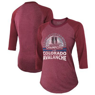Men's Fanatics Branded White Colorado Avalanche 3-Time Stanley Cup  Champions T-Shirt