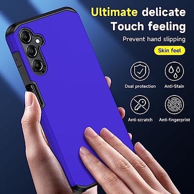 Ring Kickstand Silicone Phone Case Samsung Galaxy A14 5G - Purple