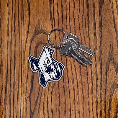 NFL Siskiyou Sports Fan Shop Dallas Cowboys Chrome Key Chain One Size Team  Colors