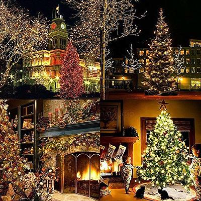 Toodour Solar Christmas Lights Outdoor, 33ft 100 LED Extra-Bright String  Lights with 8 Modes, Waterproof Solar Fairy Lights Tree Lights for Garden