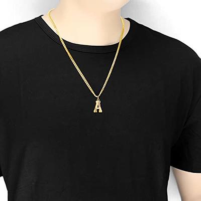  AIAINAGI Soccer Initial A-Z Letter Necklace for Boys