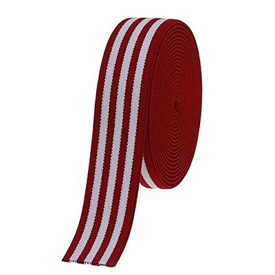 COTOWIN 2-inch Plush Elastic,Soft Comfortable Sewing Elastic - 3 Yards  (black stripe)