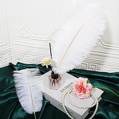 White Large Feathers for Vase and Centerpieces: 24 Pcs 10-12 Inches Ostrich  Feathers Bulk, Boho Large Feathers for Centerpieces, Vase, Wedding Party  and Home Decoration - Yahoo Shopping