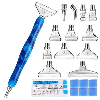 Diamond Painting Pen Accessories and Tools,Luminous Diamond Art Pen with  6PCS Silver Screw Thread Tips and 6 Section Diamond Painting Tray Storage,  Diamond Art Accessories for Sorting Storage - Yahoo Shopping