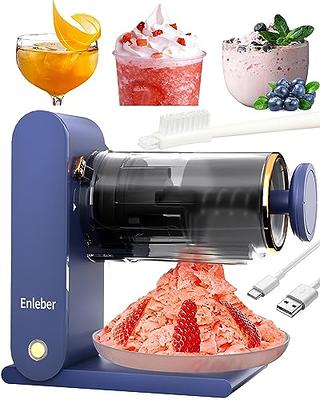 Countertop Ice Maker Machine, Snow Cone Machine for Slushie Shaved Ice  Maker Manual Crushed Ice Maker