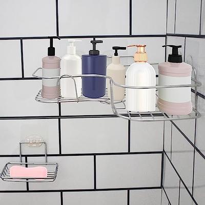 NHYAMX 12 Pack Shower Caddy Adhesive Hooks Replacement Shower Adhesive  Strips Adhesive Shower Hooks for Bathroom Shower Caddy Corner Shelf Basket  Soap