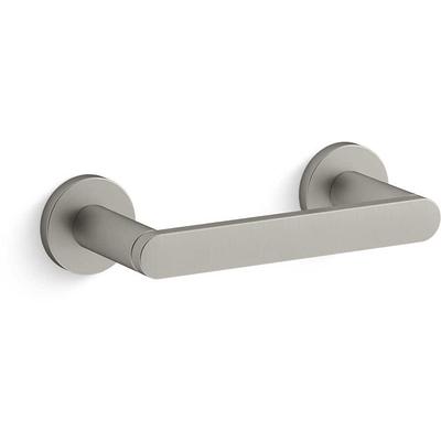 Delta Becker Spotshield Brushed Nickel Wall Mount Euro Toilet Paper Holder  in the Toilet Paper Holders department at