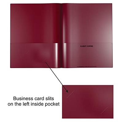 Nicky's® 8-Pocket Plastic Folder