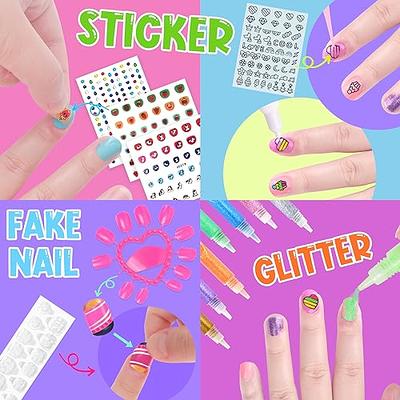 Nail Art Kit For Girls - Nail Polish Gift Kit Set For Kids