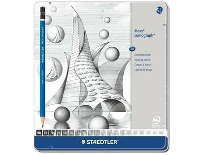 Staedtler Mars Lumograph Art Set | Drawing Kit with Art Pencils, Drawing  Pens, Eraser and Double Hole Sharpener (61 100)