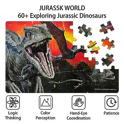 100 Piece Jigsaw Puzzles for Kids Ages 4-8 The Age of Dinosaur Puzzles for  To