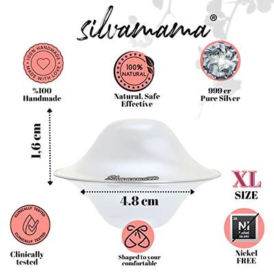 Nipple Shields for Nursing Newborn - Trilaminate 999 Silver