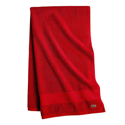 Lacoste Signature Logo Bath Towel, 100% Terry Cotton - Macy's