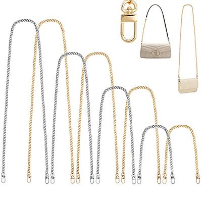 4PCS Metal Purse Chain Strap 20cm DIY Bag Strap Extender Clutch