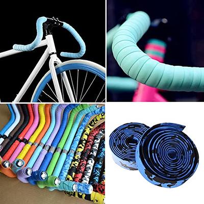 Road Bike Handlebar Tape Bicycle Cycling Bar Grip Tape Wraps Adhesive EVA  Red