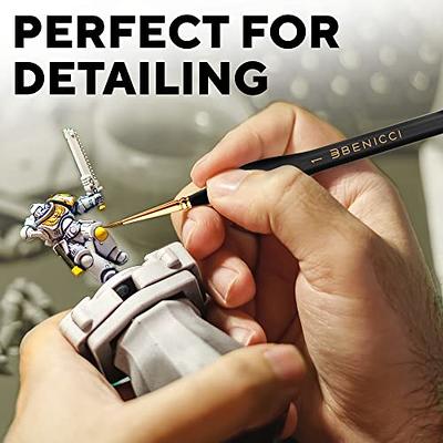 Mr. Pen- Detail Paint Brush Set, 9 pcs, Miniature Paint Brushes, Model  Paint Brushes, Fine Tip Paint Brush - Mr. Pen Store