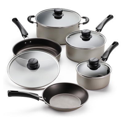 Tramontina 9-Piece Non-Stick Cookware Set, Champagne - Yahoo Shopping