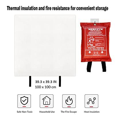 Fiberglass Fire Retardant Blanket Welding Blanket Cover Fireproof Cloth  Thermal Resistant Insulation Picnic Mat Silicone Coated