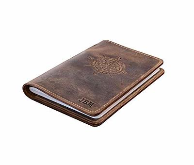 Personalized Handmade Leather Traveler's Refillable Sketchbook