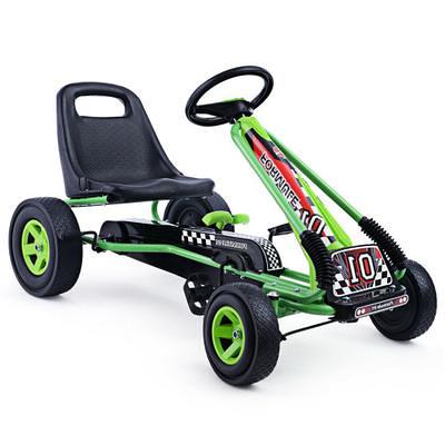 Costway Go Kart 4 Wheel Pedal Powered Kids Ride On Toy w