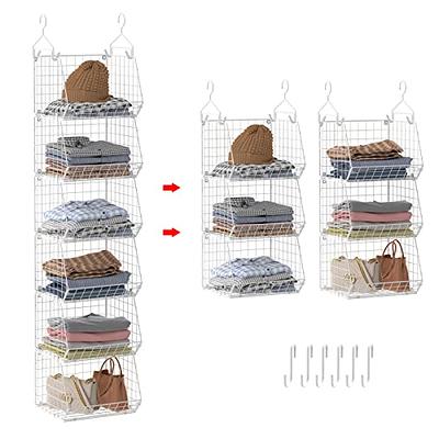  X-cosrack Hanging Closet Organizer and Storage 5 Tier