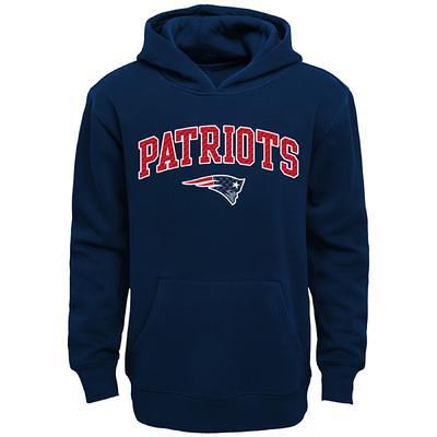 Men's Pro Standard Navy New England Patriots Hometown Full-Zip Hoodie