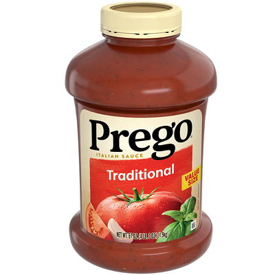 Prego 100% Natural Traditional Pasta Sauce (24 Ounce, Pack Of 12)