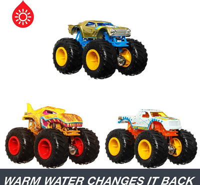 Monster Jam, Color-Changing Die-Cast Monster Trucks 2-Pack, 1:64 Scale  (Styles May Vary) - Walmart.com