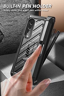 SUPCASE Unicorn Beetle Pro Series Case for Samsung Galaxy Z Flip 5 5G (2023), [Hinge Protection] Dual Layer Rugged Protective Case with Holster 