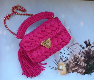 Crochet Bags Capri Luxury Baggold Chain Shoulder Bag 