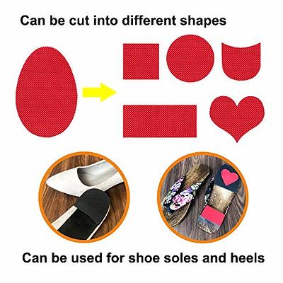  GADEBAO Red Sole Protectors, 4 Pcs Self-Adhesive Shoe