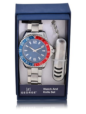 George Men's Analog Wristwatch with Bracelet Accessory with