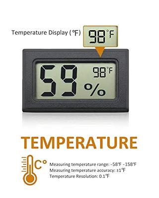 Digital Thermometer Indoor Hygrometer Room Thermometers and Humidity Gauge  with Temperature Humidity Monitor by AikTryee