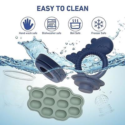 Baby Breastmilk Popsicle Molds with Baby Fruit Feeder Pacifier - btrfe Baby  Silicone Nibble Freezer Tray Food Storage Containers for Toddler Teething &  Infant Self Feeding, Blue - Yahoo Shopping