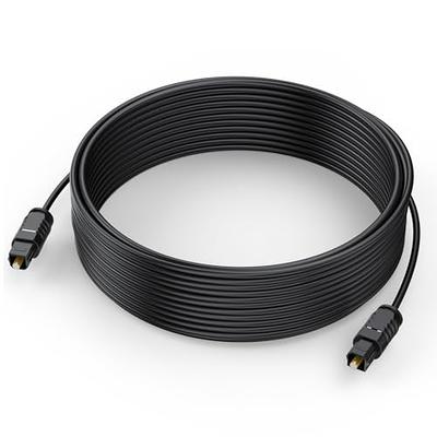 Monoprice S/PDIF Digital Optical Audio Cable, Toslink to Mini Toslink, 6ft  