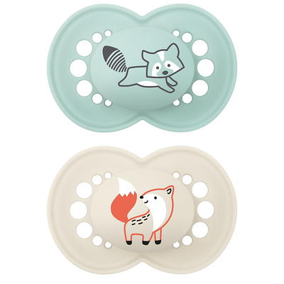 MAM Perfect Night Pacifier, 16+ Months, Girl, 2 Pack
