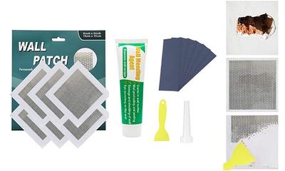 Drywall Repair Kit Dry Wall Repair Cream & 6Pcs Aluminum Wall Repair Patch  White - Yahoo Shopping