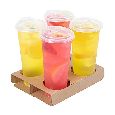 Restaurantware Saving Nature 8.5 x 6.5 x 1.4 Inch Drink Carriers